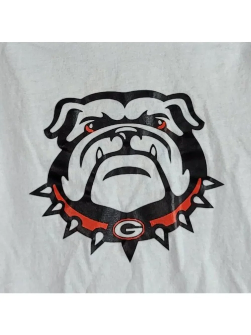 Bella+Canvas Kids Georgia Bulldog Bodysuit White 12-18M Jersey Snaps 100% Cotton